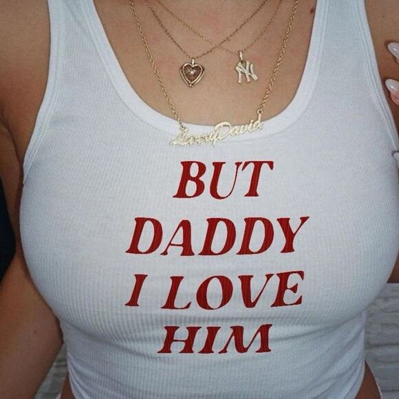 ‘But Daddy I Love Him’ TTPD Tortured Poets Department Taylor Swift Tank Top - Picture 6 of 7